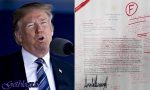 ، دونالد، بعد از کلاس بیا پیش من"، ترامپ در نگارش مردود شد! "